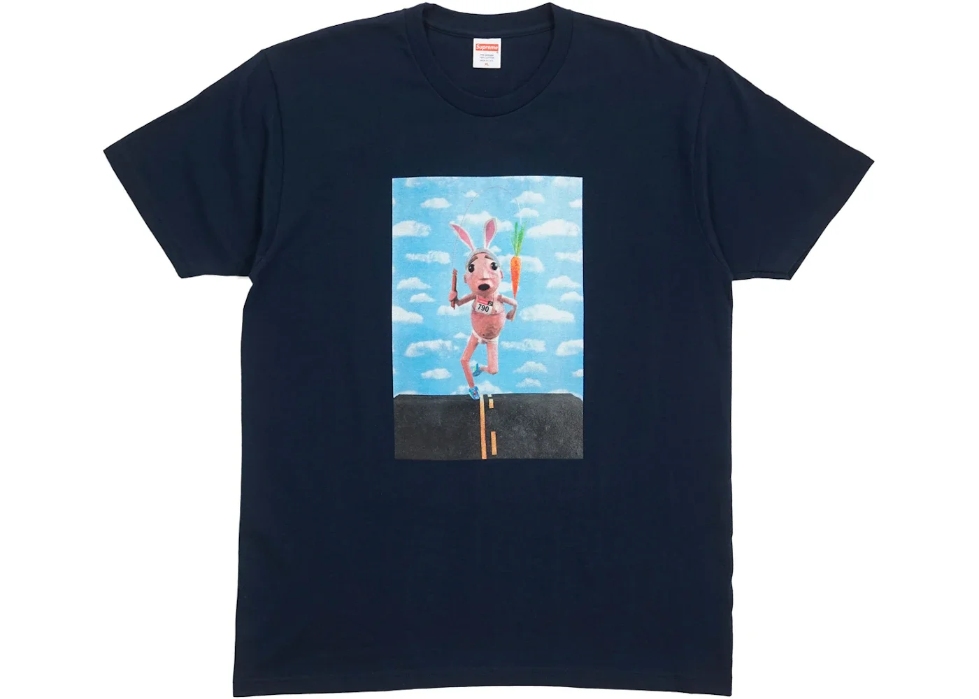 Supreme Mike Hill Runner Tee Navy - 1