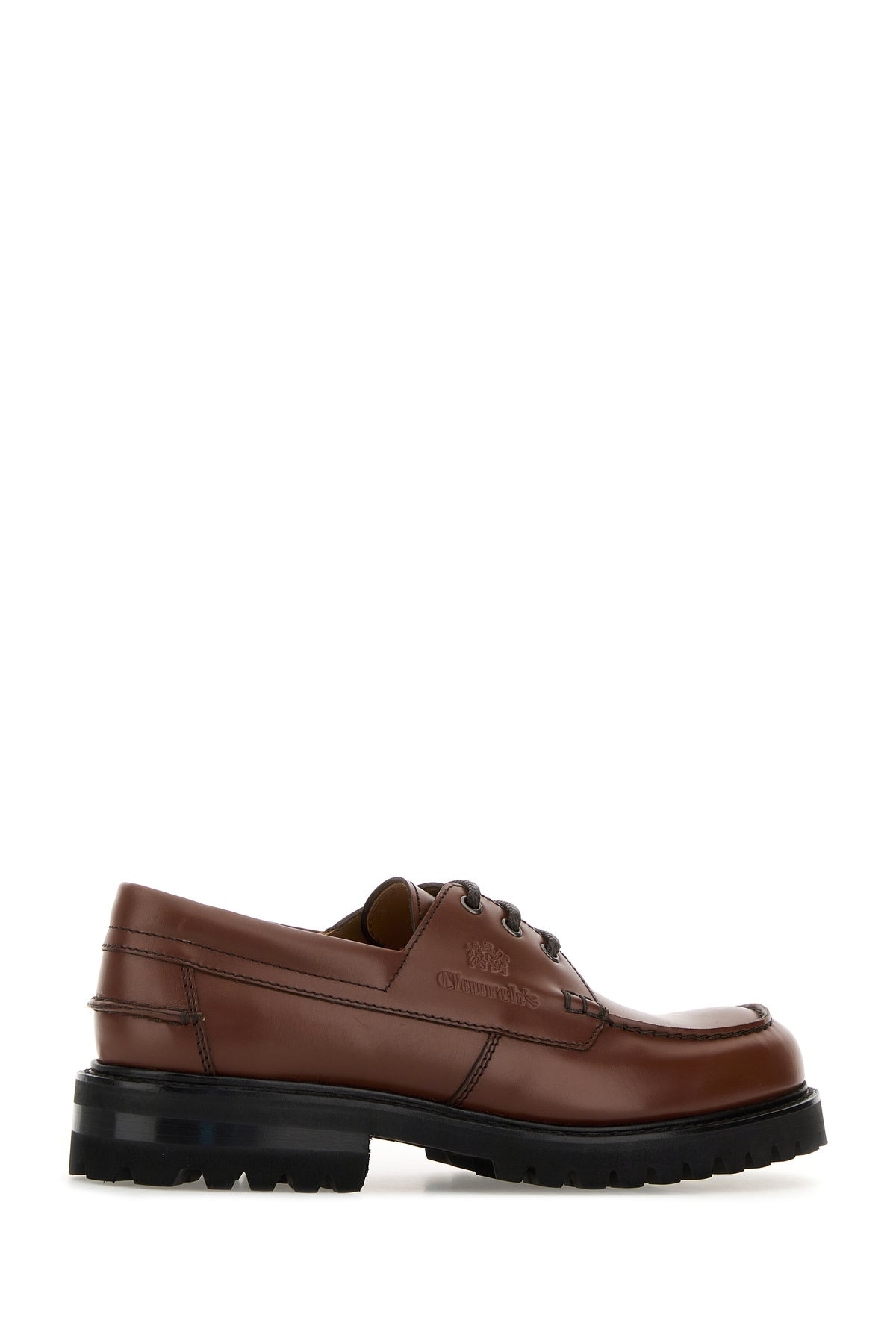 Caramel leather Pickering loafers - 3