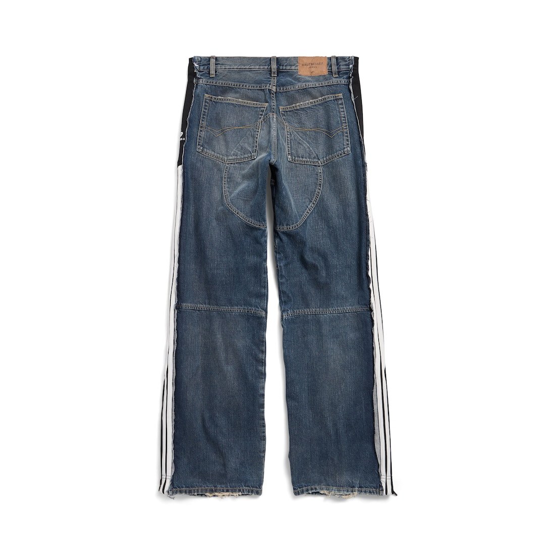 Men's Cut-up Tracksuit Pants in Blue - 2
