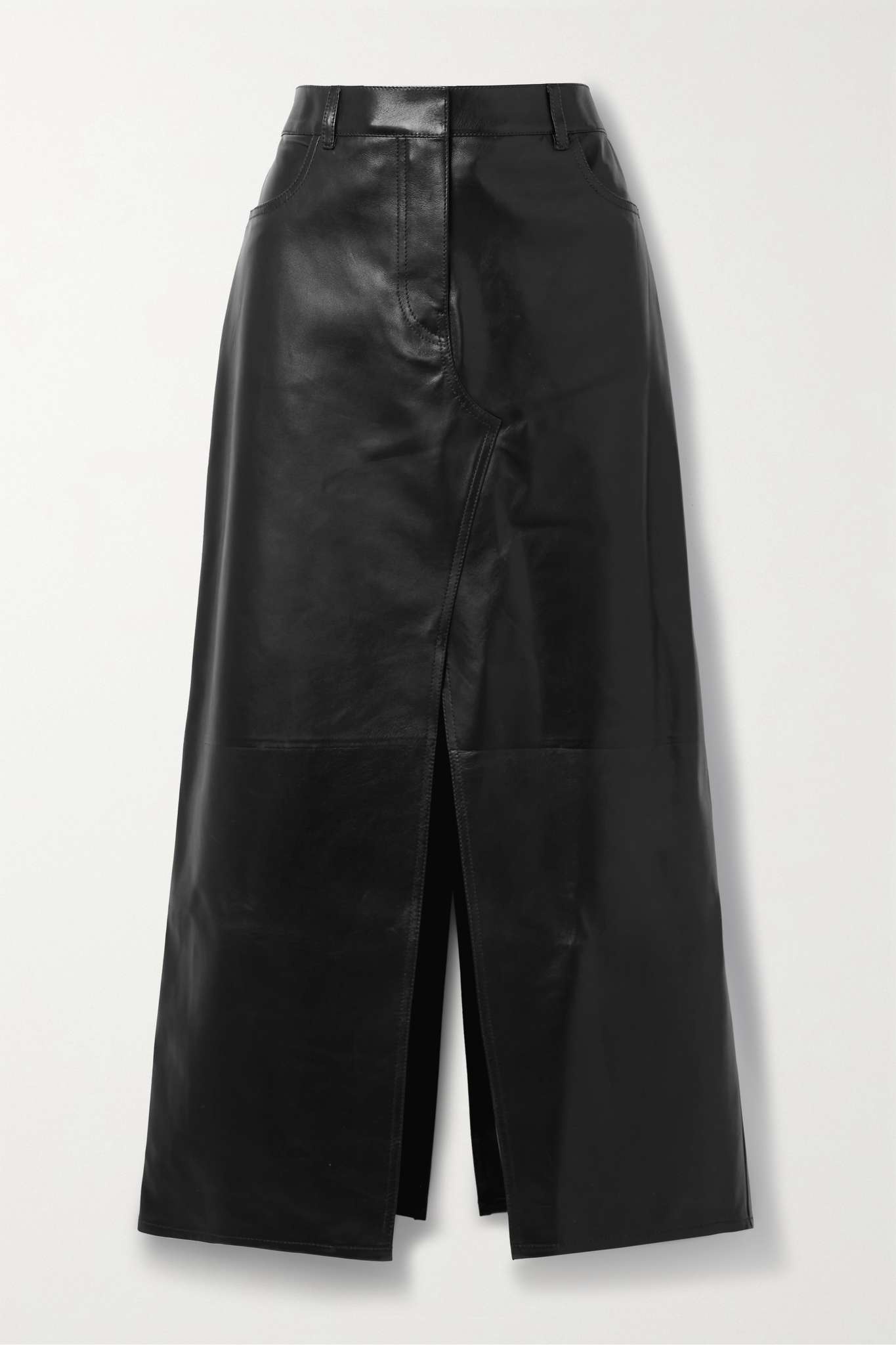 Leather maxi skirt - 1