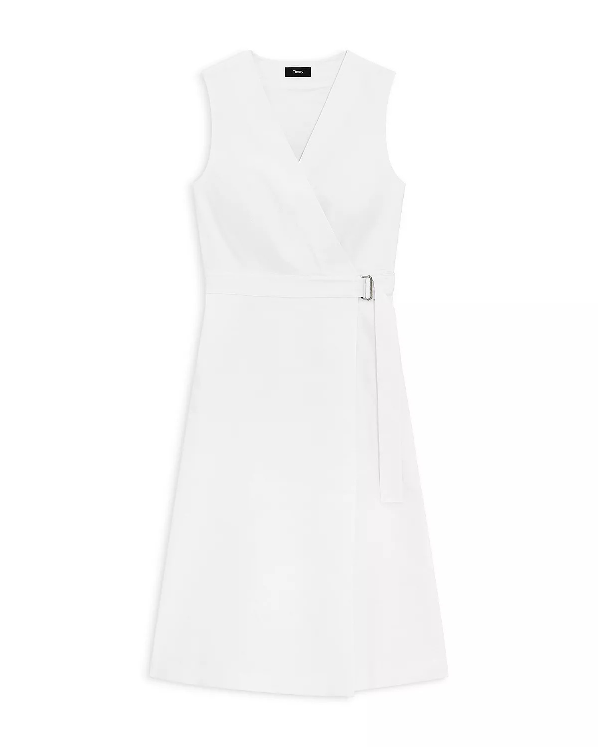 Buckled Wrap Dress - 7