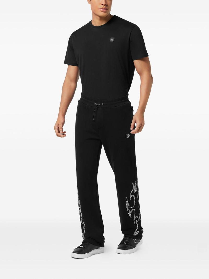 PHILIPP PLEIN flame-stud trousers outlook