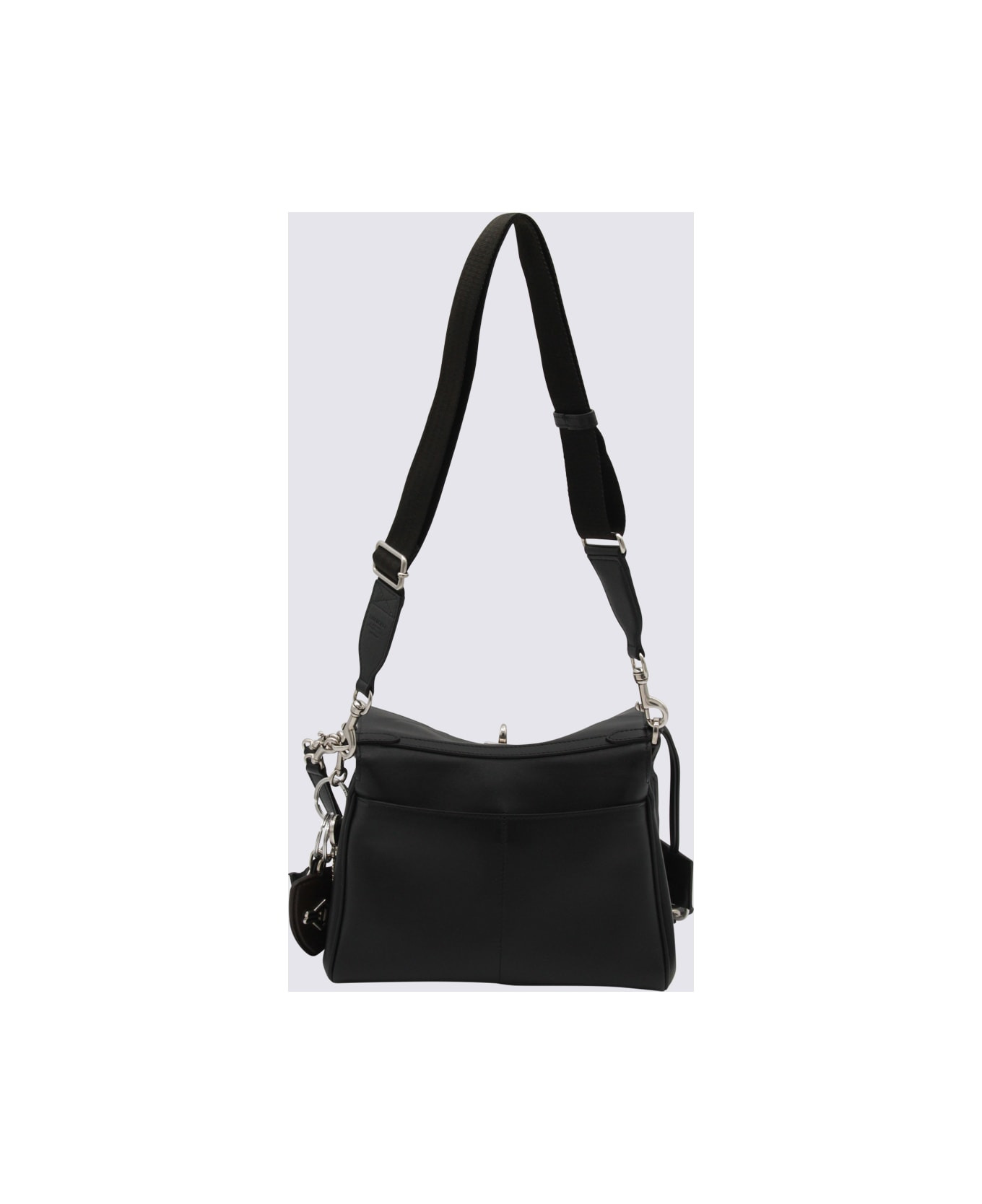 Black Leather Lamborghini Rodeo Shoulder Bag - 3