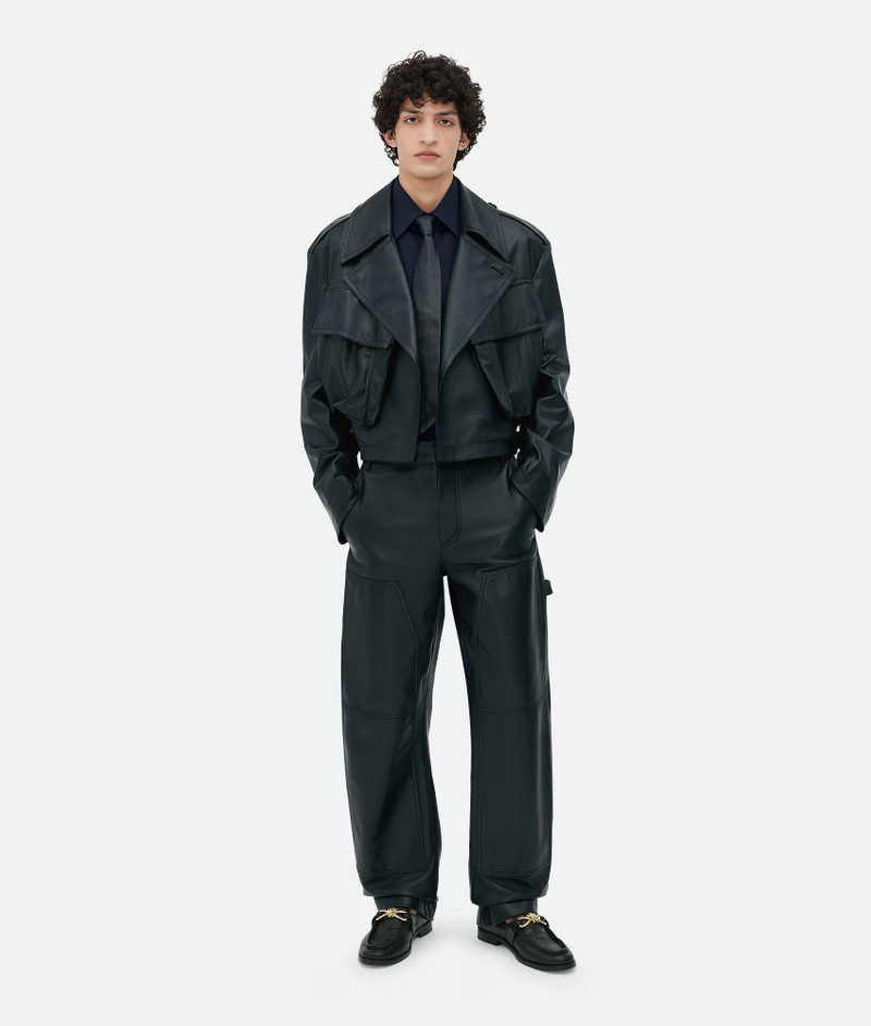 Leather Belted Blouson 1