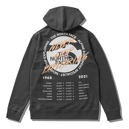 THE NORTH FACE X INVINCIBLE Half Dome Graphic Hoodie 'Grey' NF0A5B1T-0C5 - 2