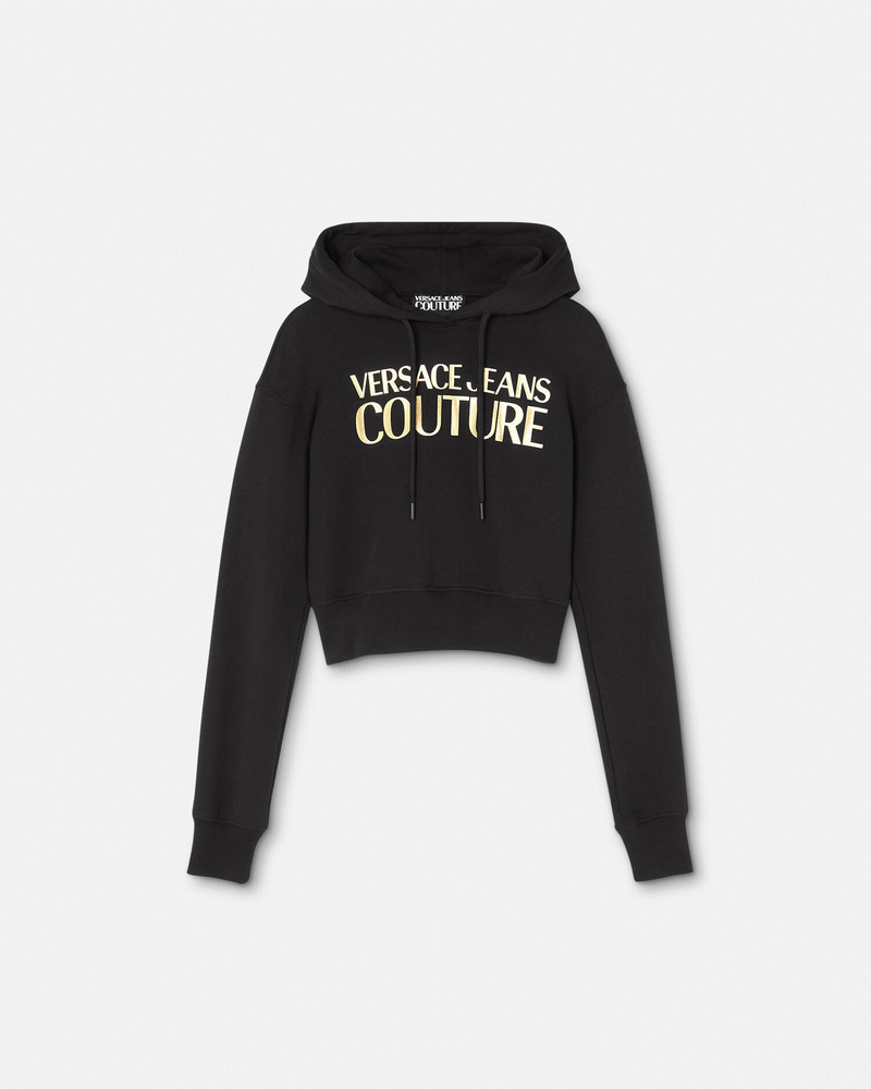 Logo Crop Hoodie 1
