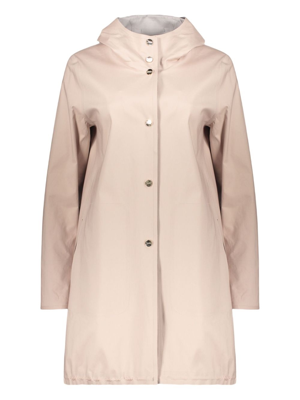 hooded drawstring parka - 3