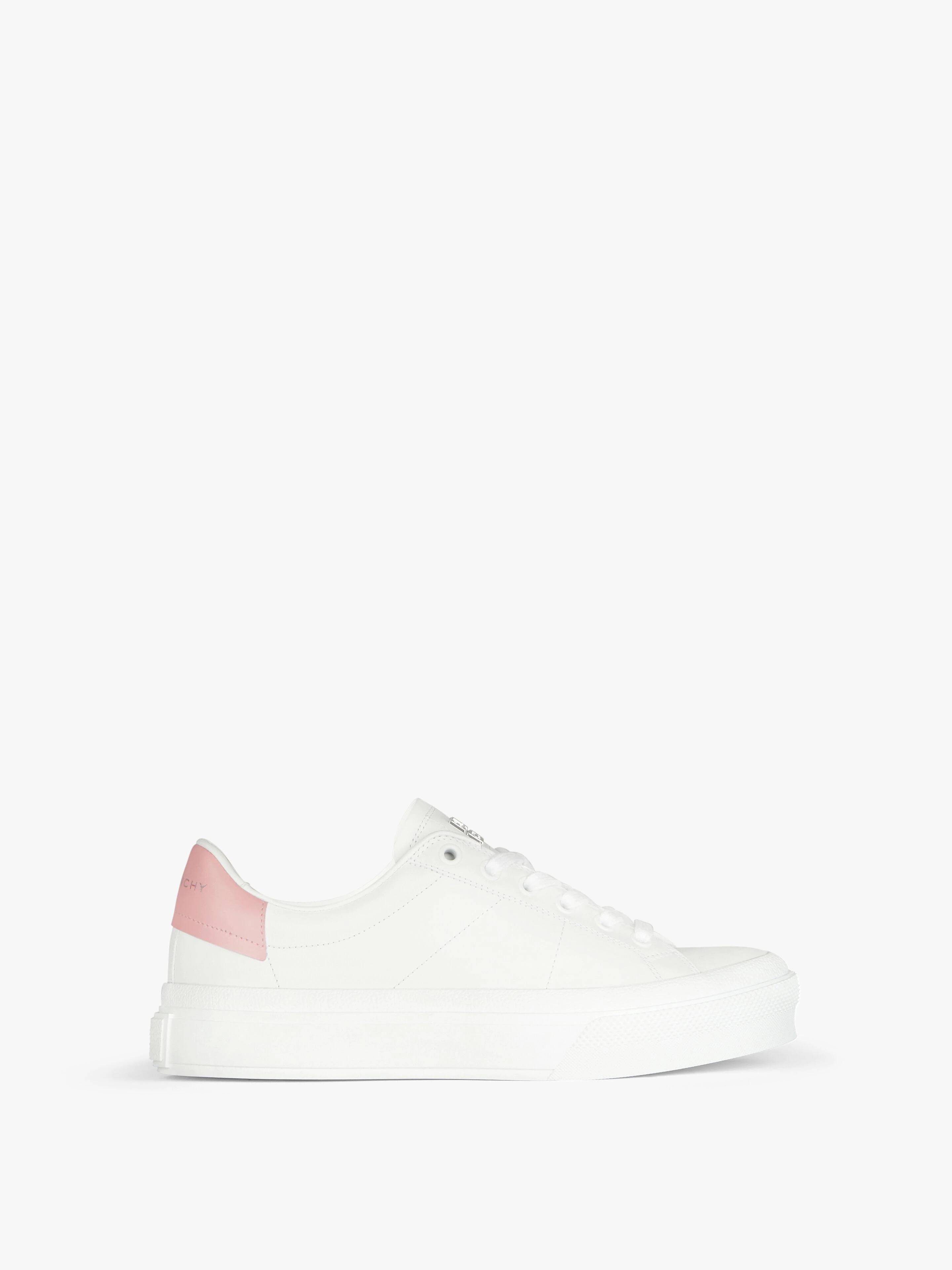 SNEAKERS IN TWO TONE LEATHER - 1