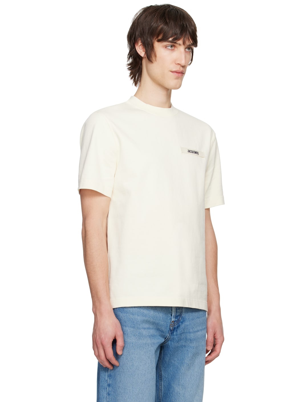 Beige Les Classiques 'The Gros Grain' T-shirt - 2