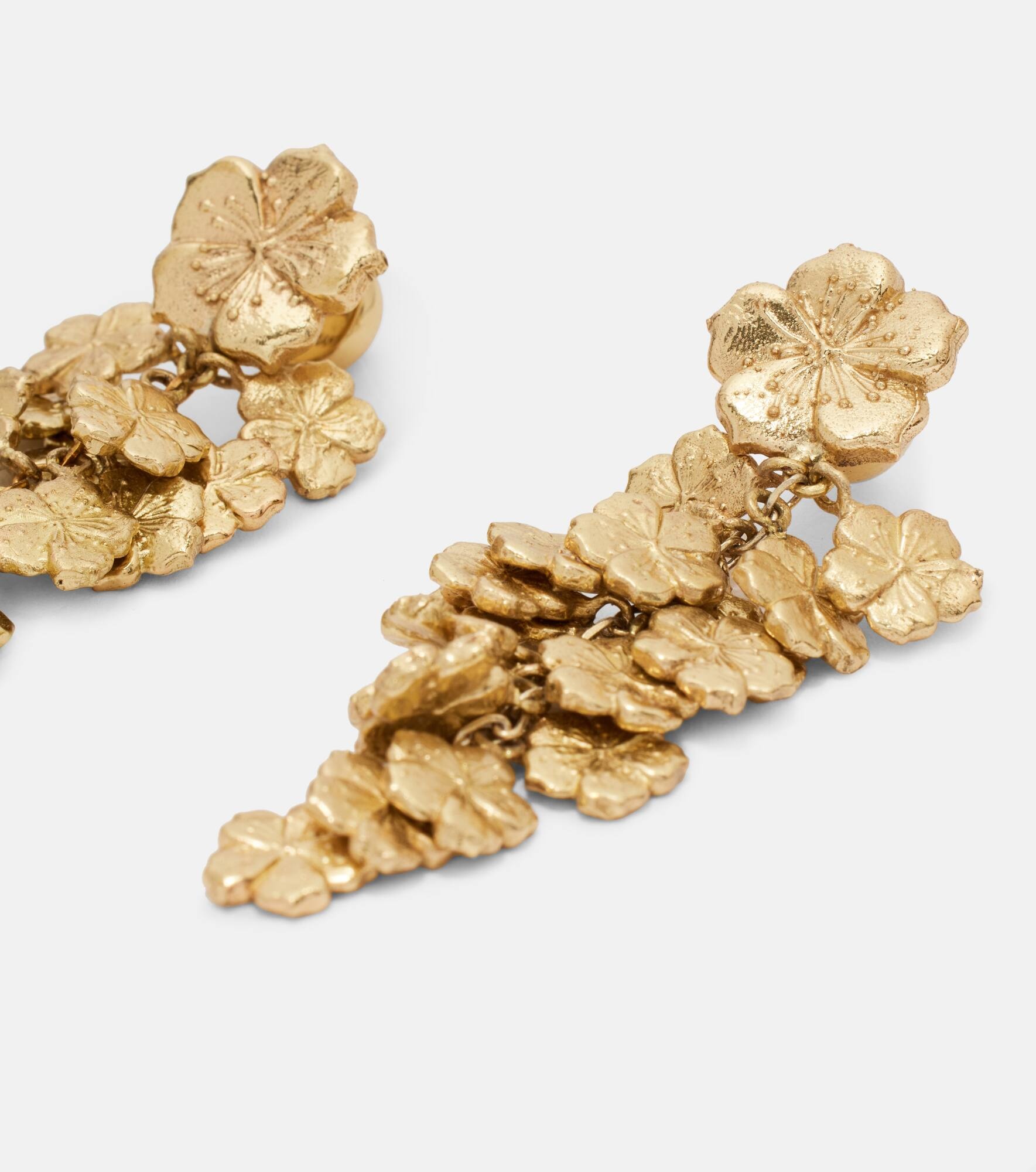 Team Spirit gold-plated earrings - 4