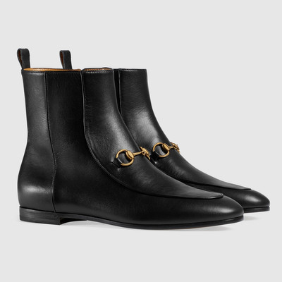 GUCCI Gucci Jordaan leather ankle boot  outlook