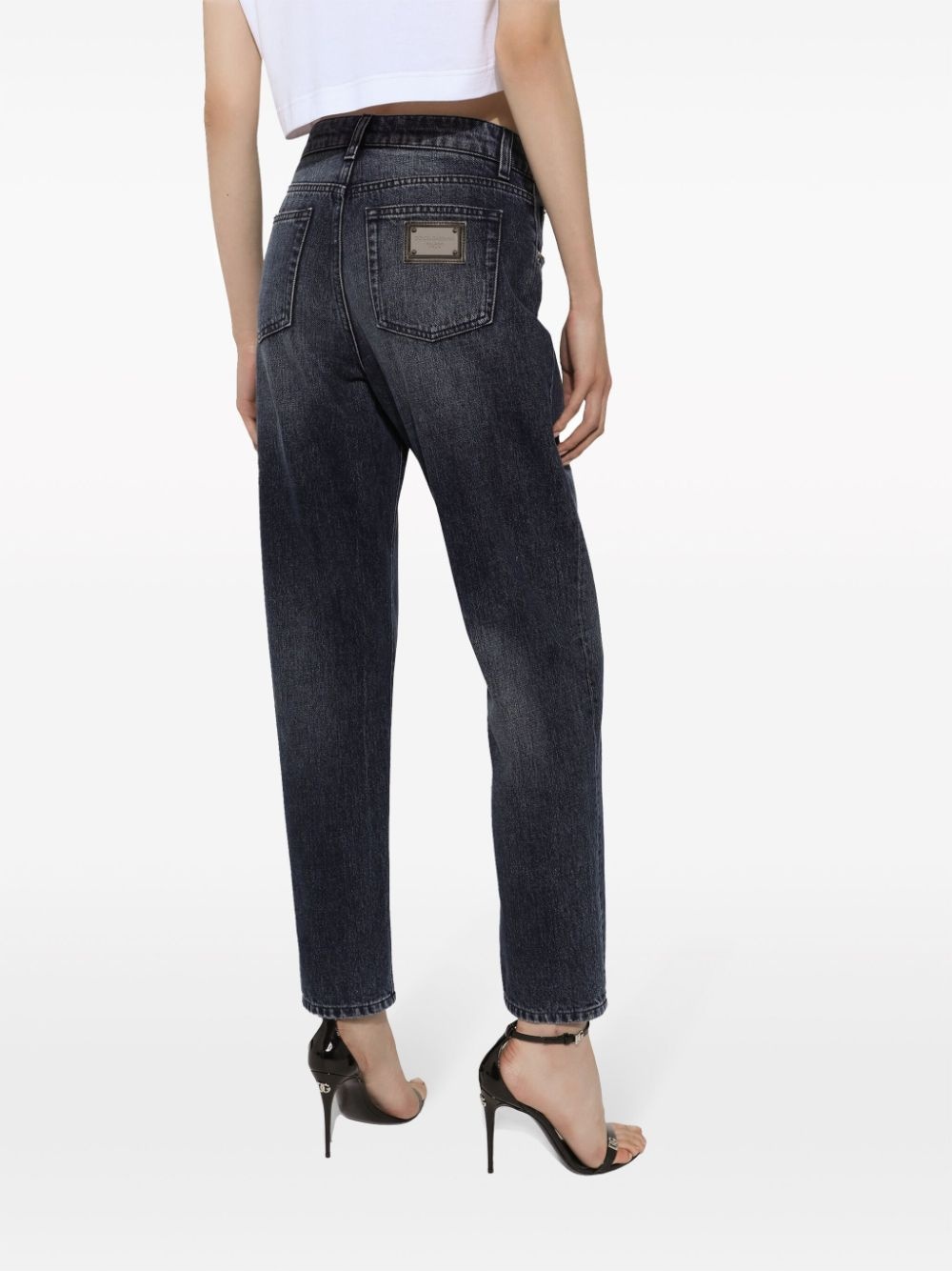 mid-rise boyfriend jeans - 5