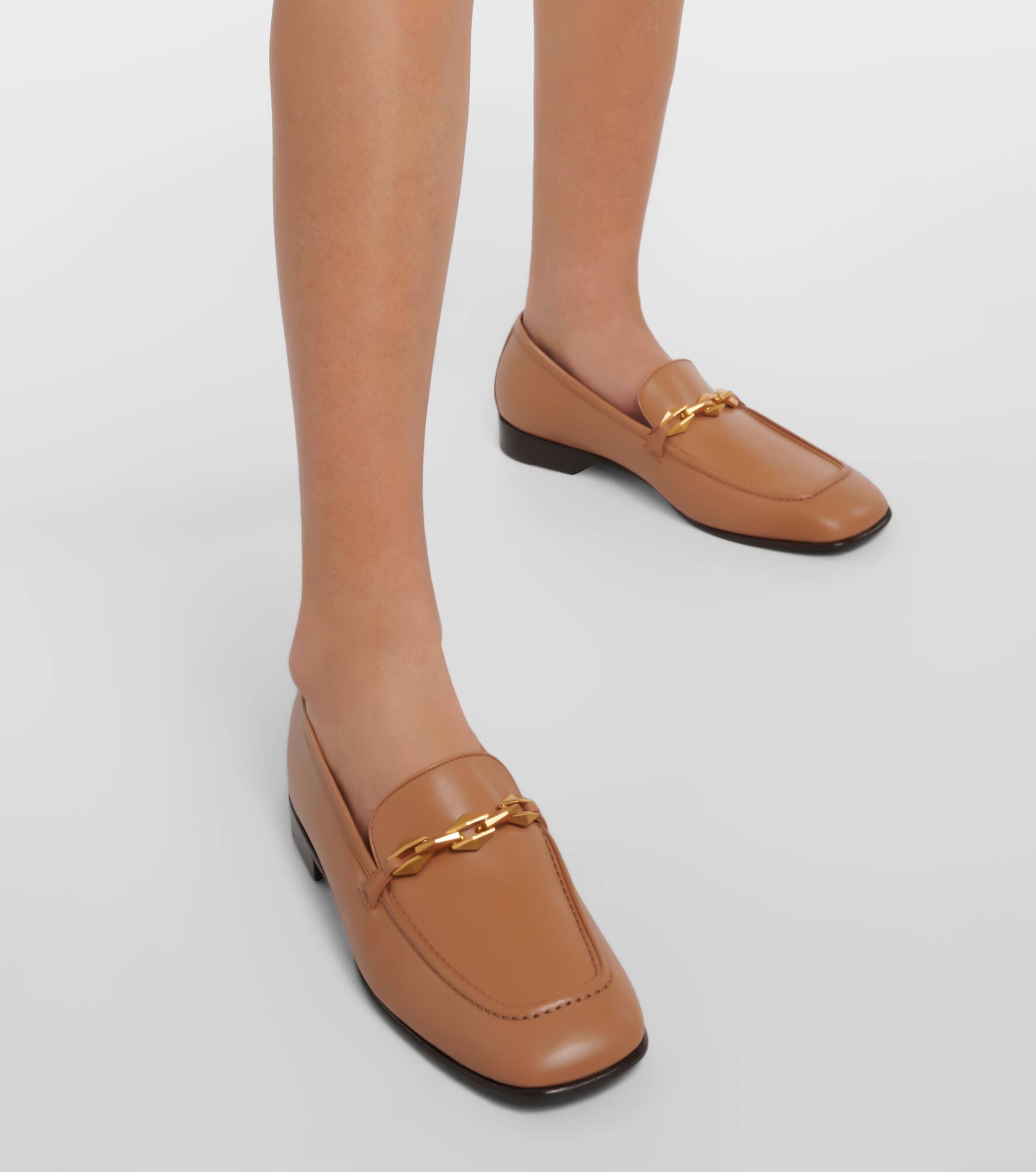 Diamond Tilda leather loafers - 4