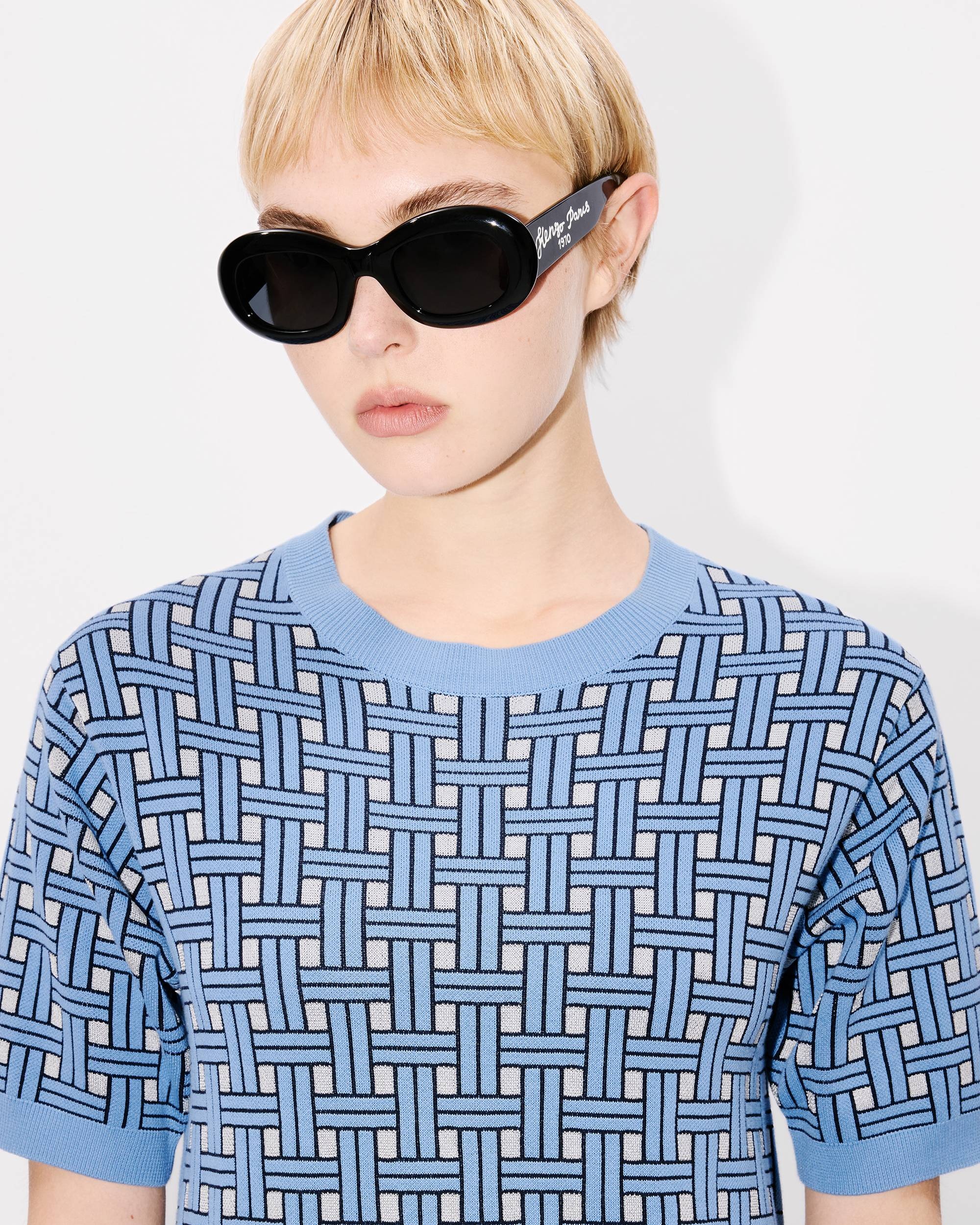 'KENZO Weave' embroidered dress - 5