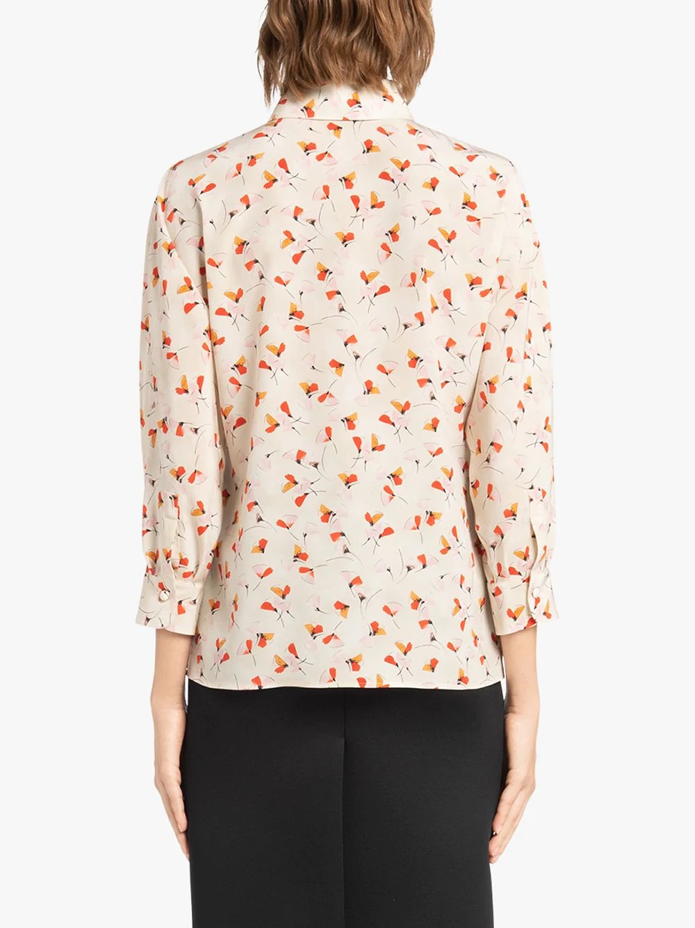 floral-print buttoned shirt - 4