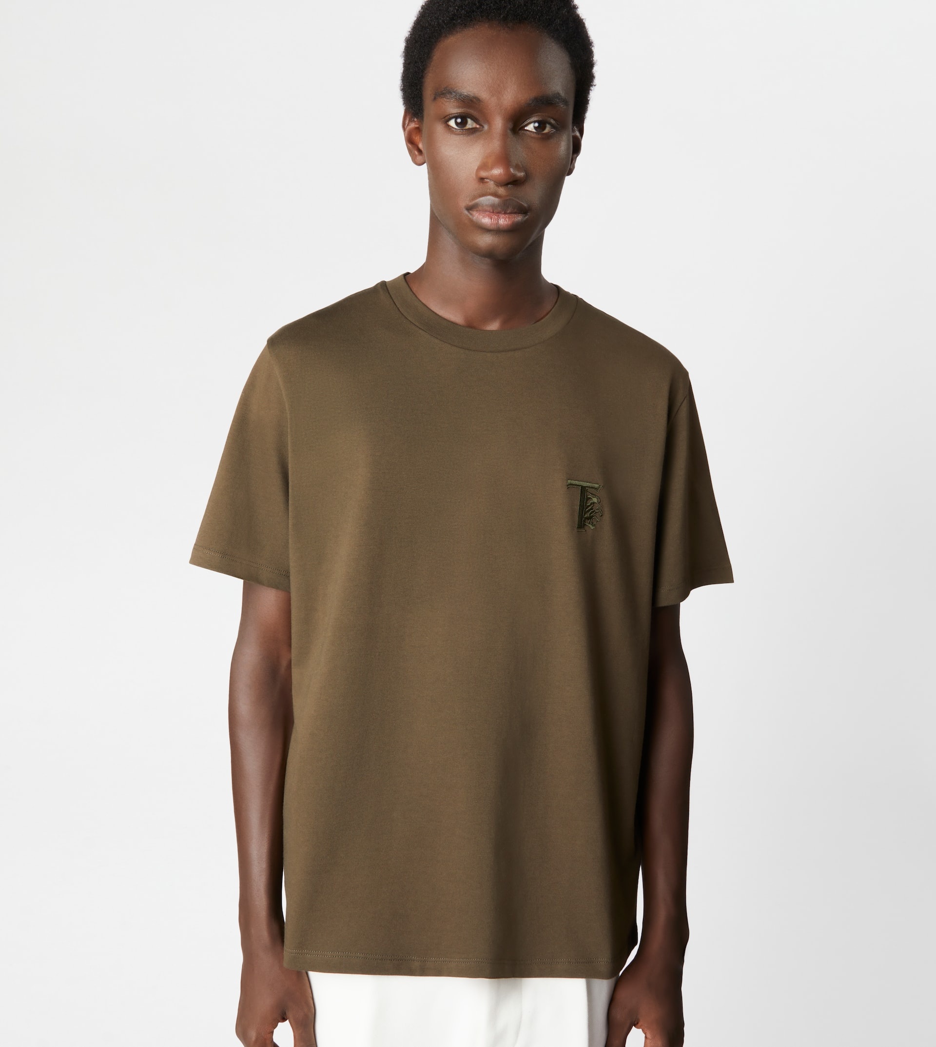 ROUND NECK T-SHIRT - GREEN - 5