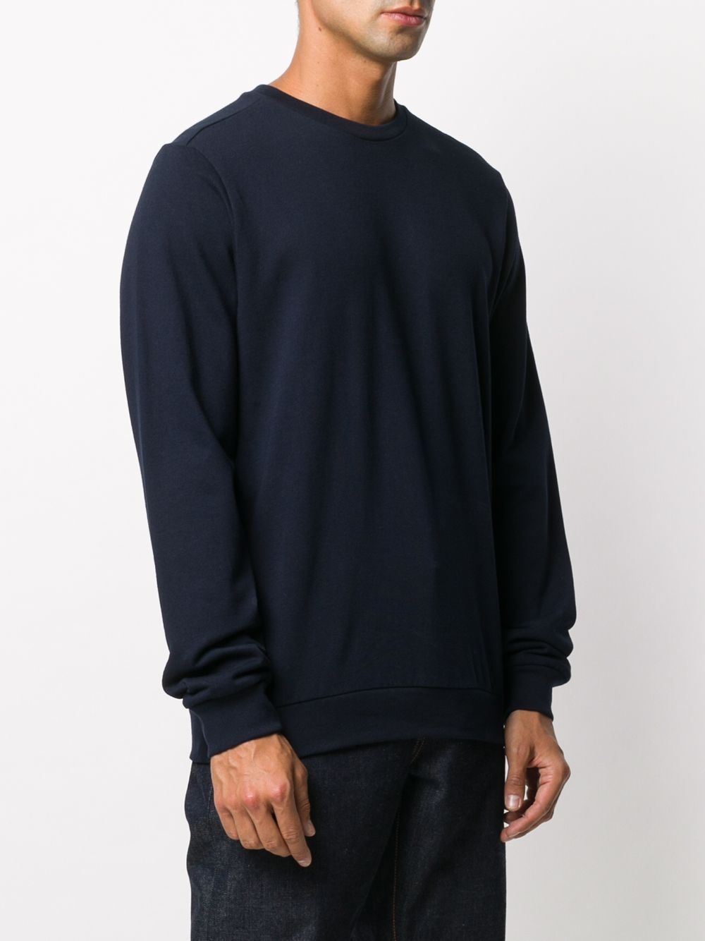 logo patch crewneck sweatshirt - 3