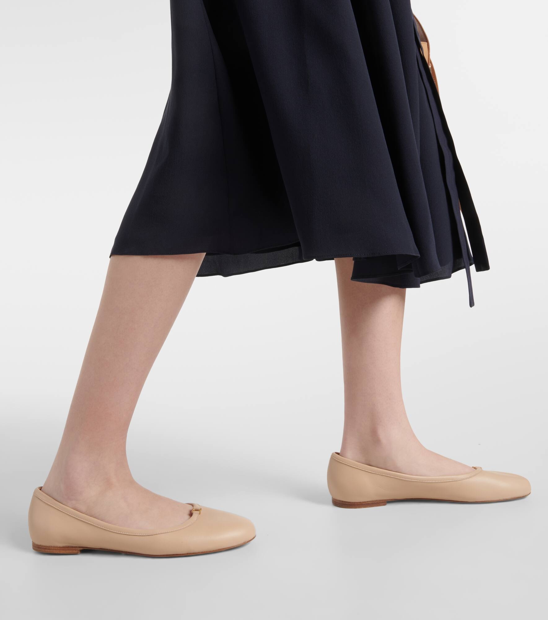 Marcie leather ballet flats - 4