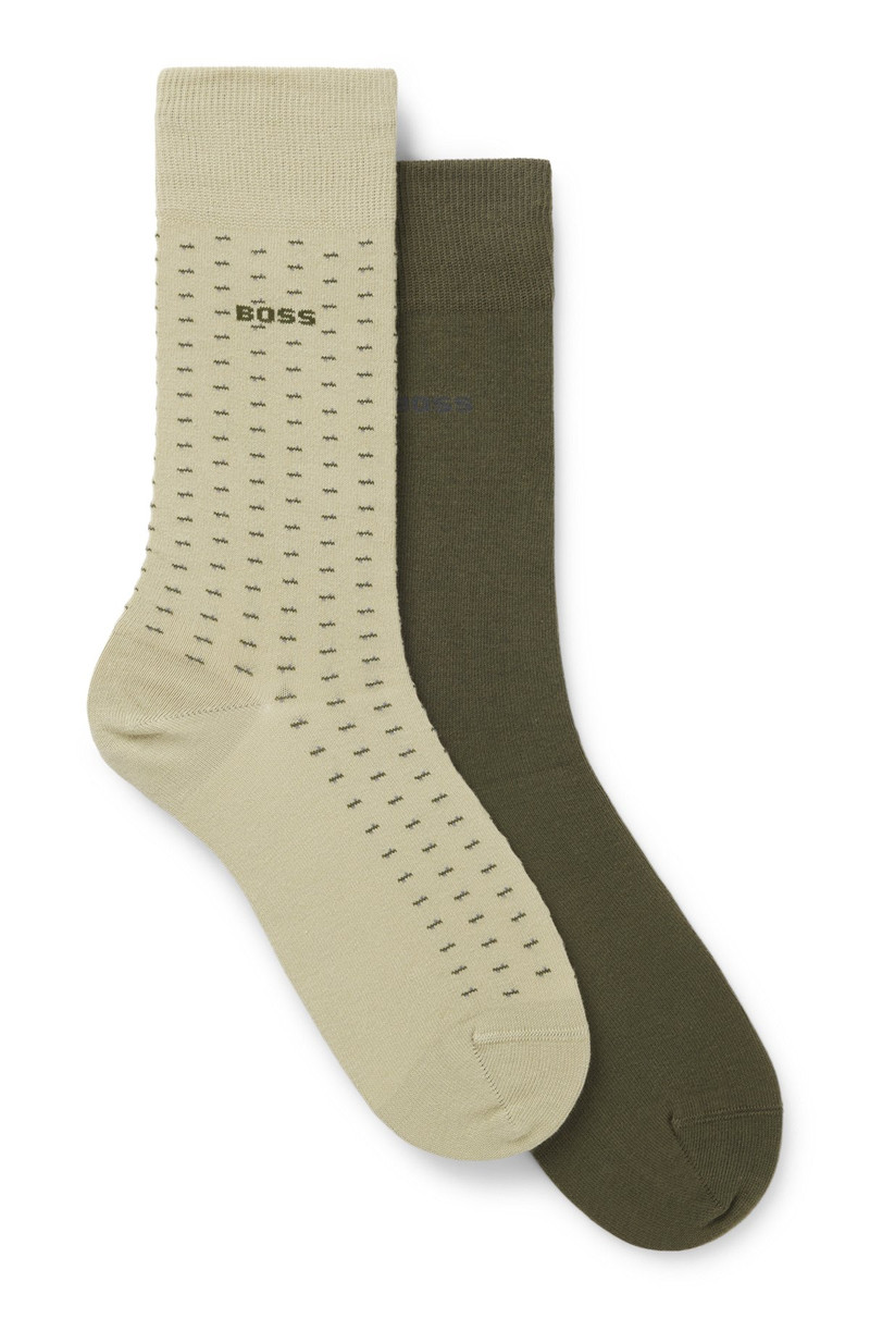 TWO-PACK OF REGULAR-LENGTH COTTON-BLEND SOCKS 1