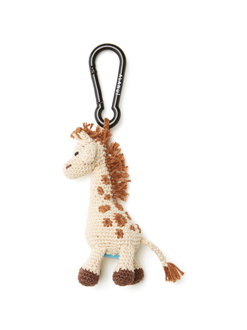 Handmade Giraffe Crochet Key Holder 1