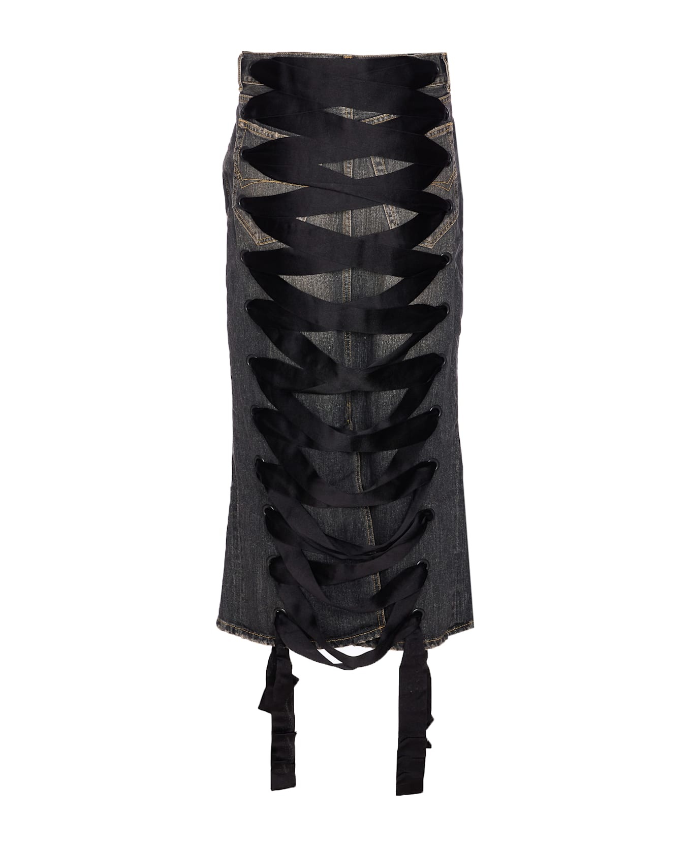 Lace-up Skirt - 2