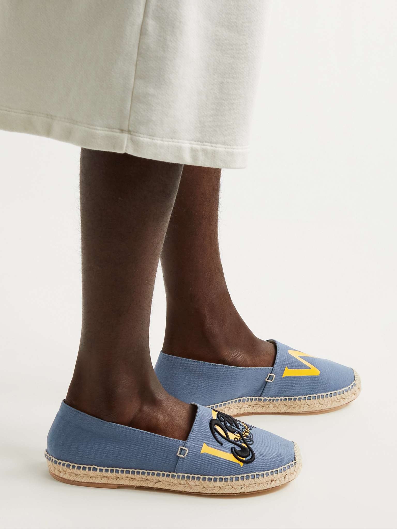 + Paula's Ibiza Logo-Detailed Canvas Espadrilles - 2