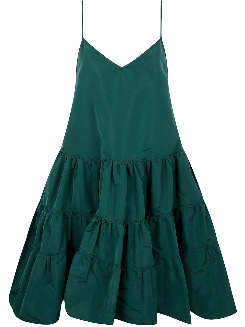 peplum-hem mini dress - 1