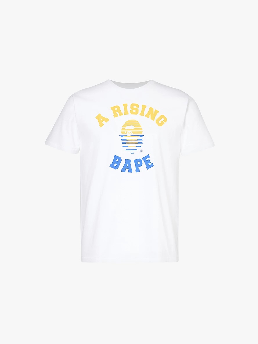 A Rising Bape short-sleeved cotton-jersey T-shirt - 1