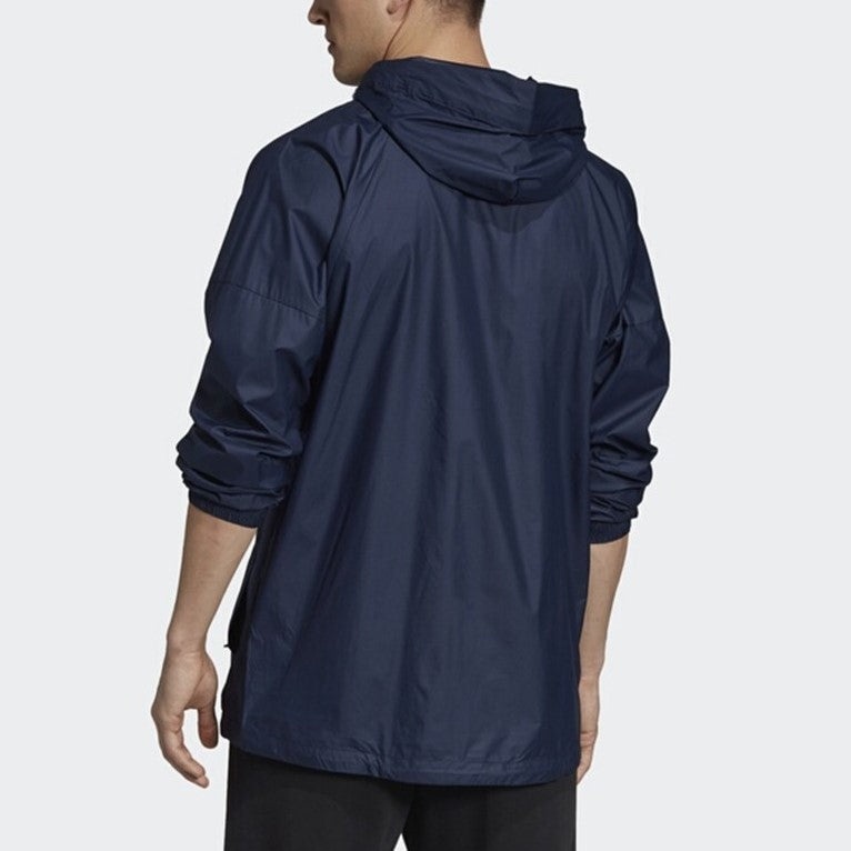 adidas Casual Training Sports Windproof Hooded Jacket Navy Blue EB7600 - 5