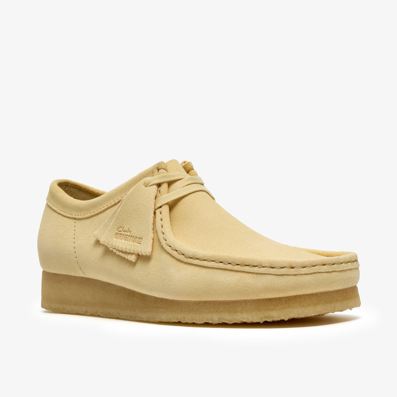 Wallabee Pale Yellow Suede 7