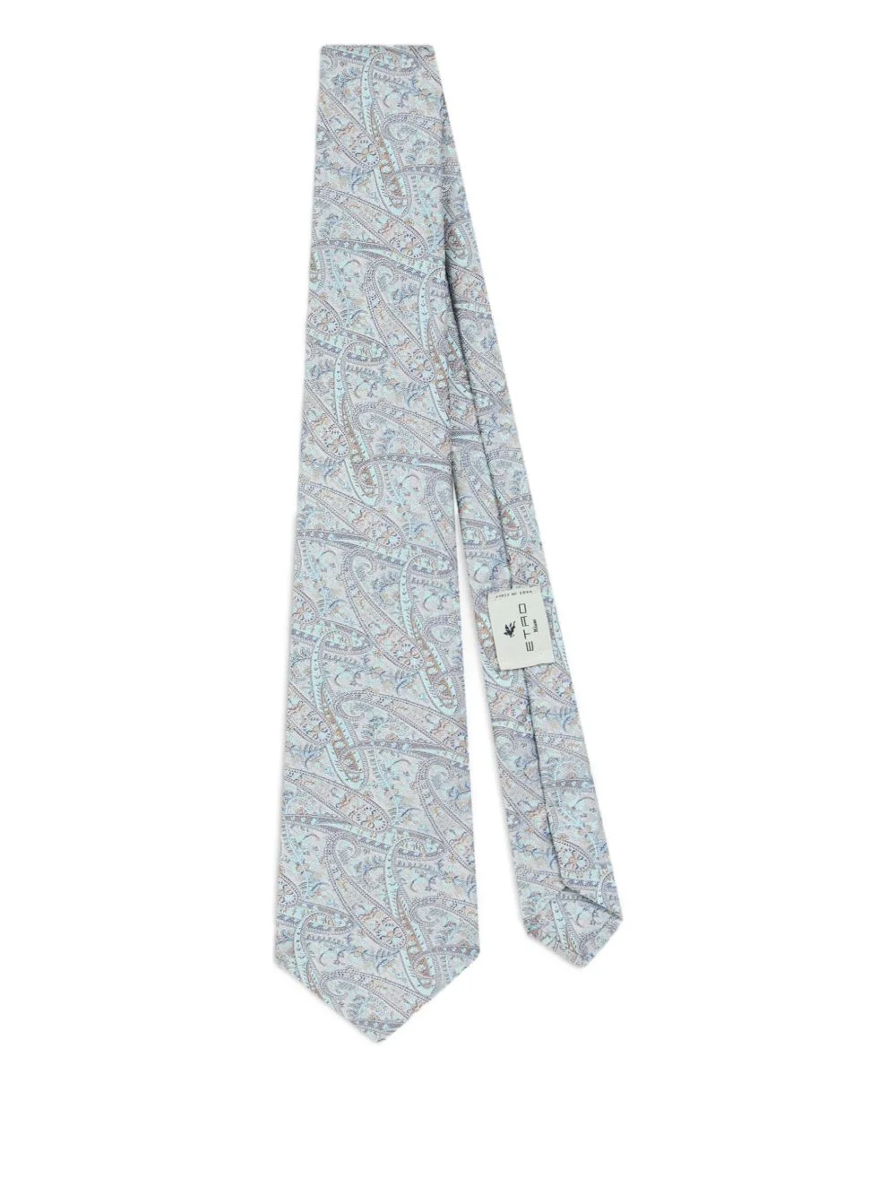 jacquard floral paisley tie - 1