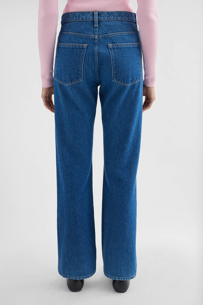 Flared Denim Trousers 5