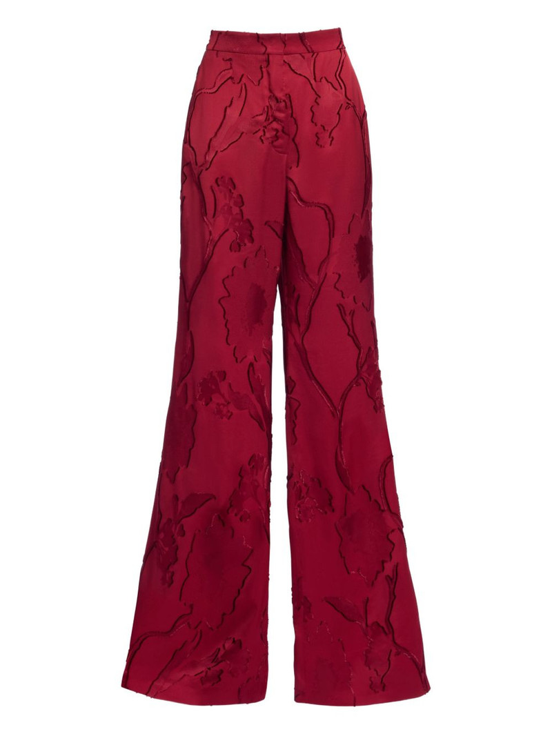 pocket jacquard trousers 1
