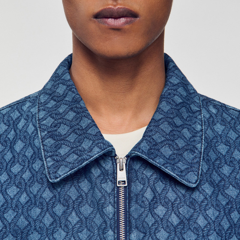 ROPE MOTIF DENIM JACKET 4