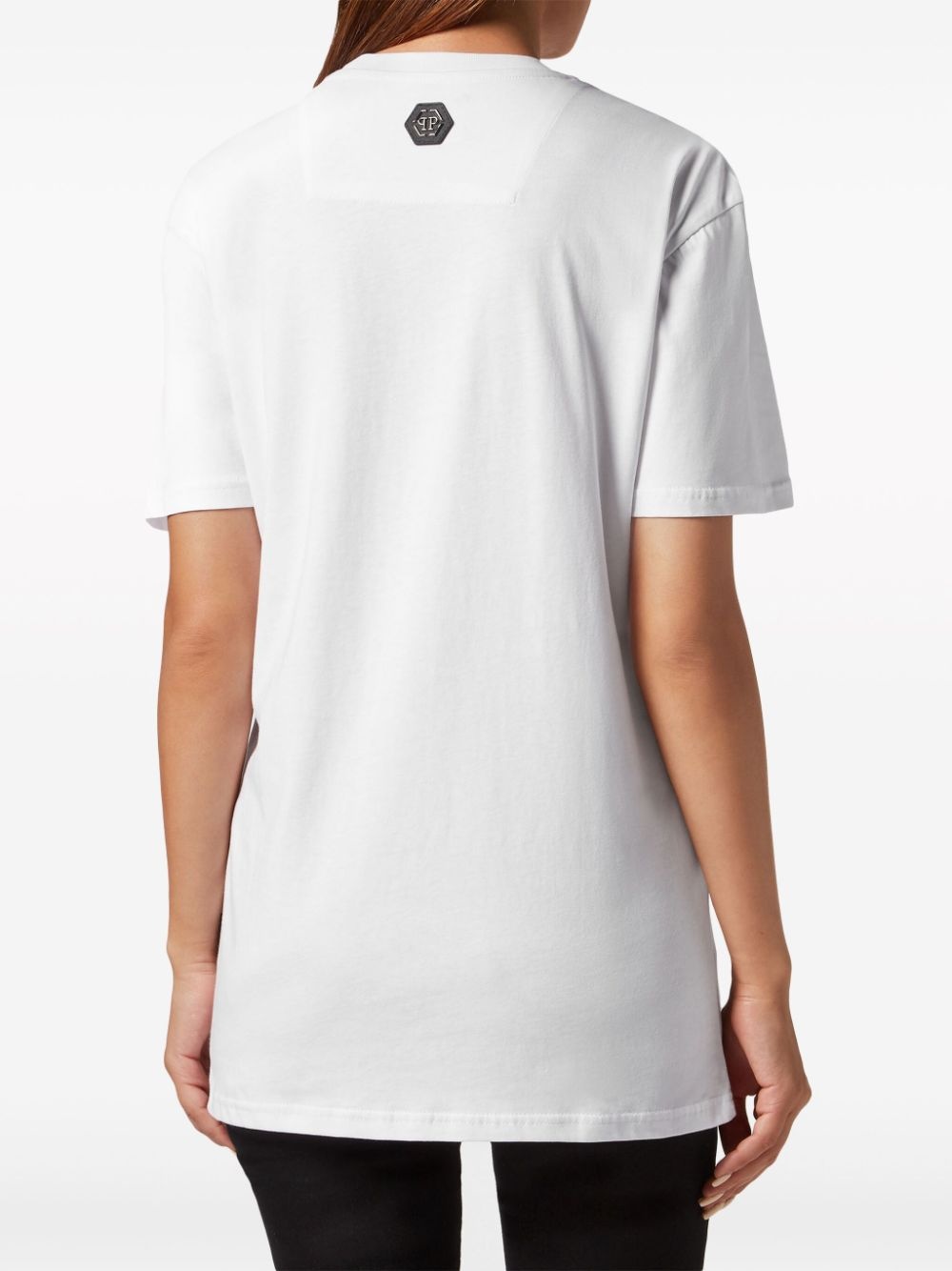 logo-print cotton T-shirt - 4