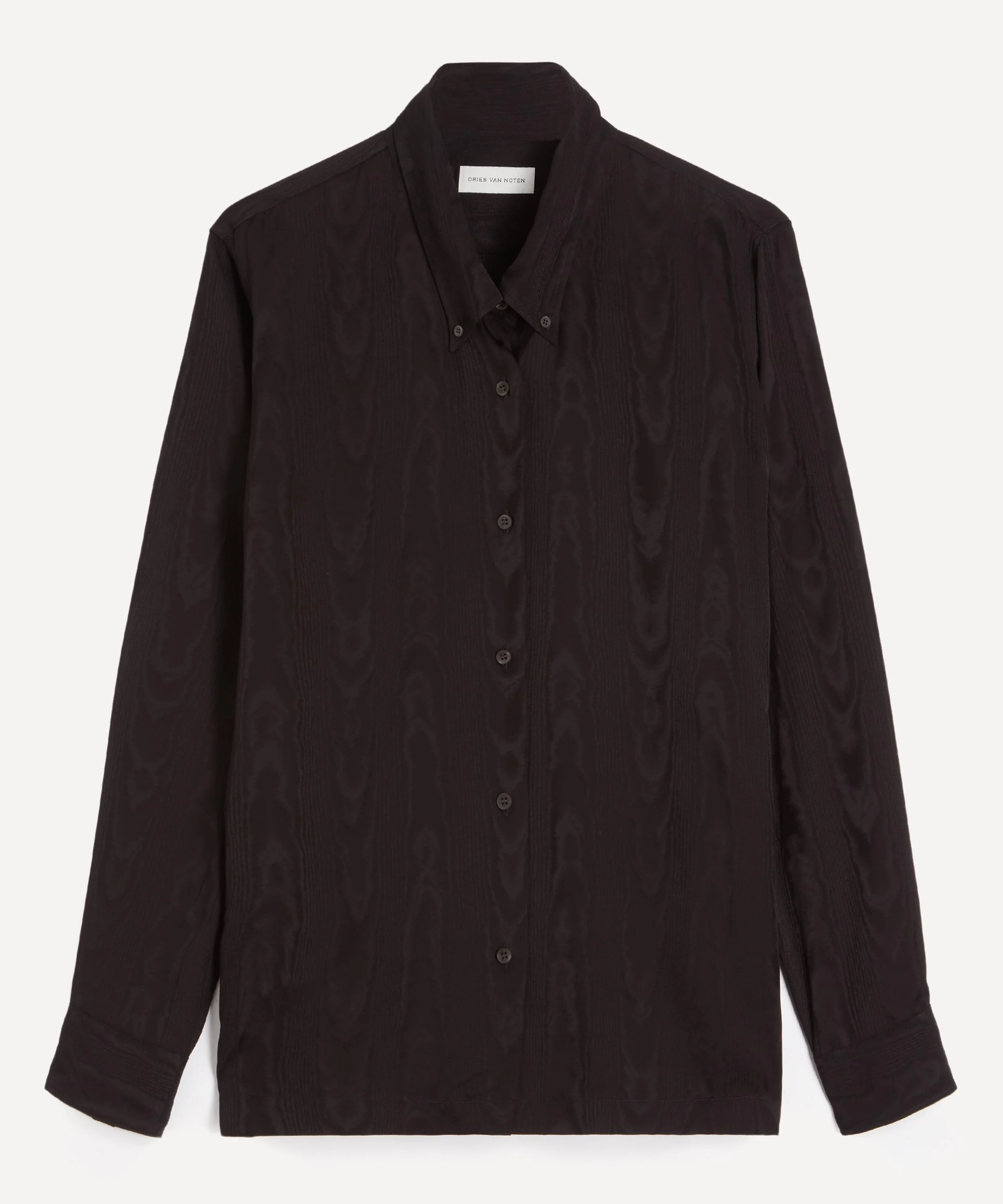 Black Button-Down Shirt - 1