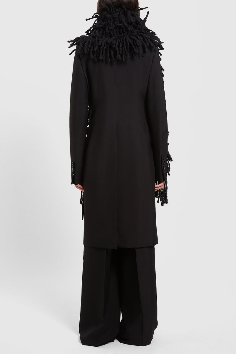 Ann Demeulemeester Sanra Fringed Stole | REVERSIBLE