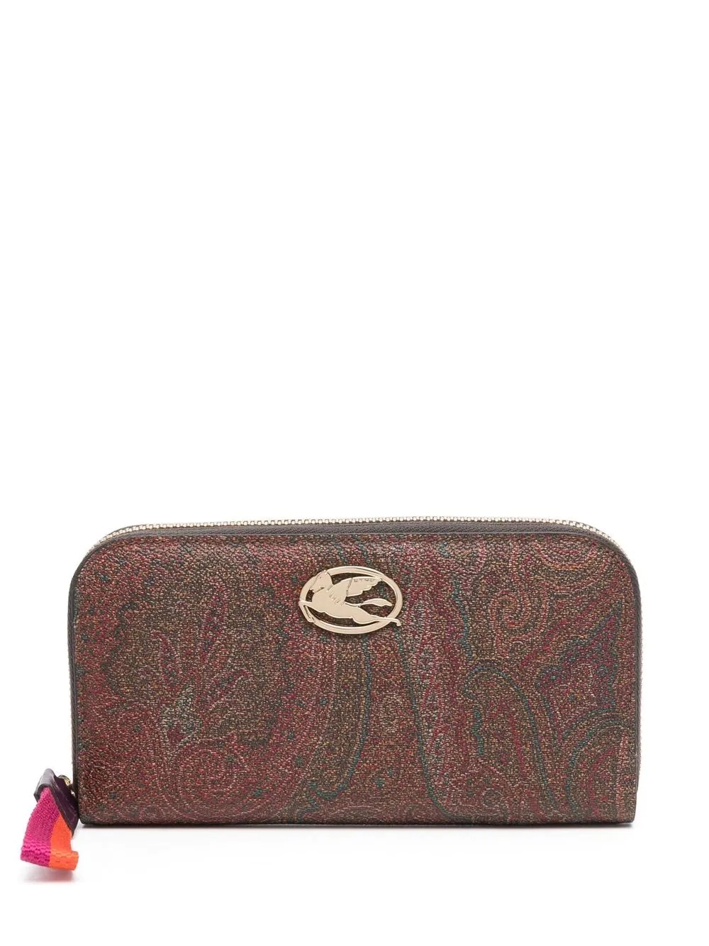 paisley-print wallet - 1