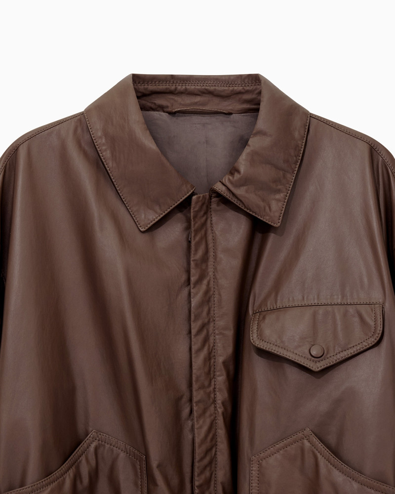 BOMBER JACKET IN NAPPA LAMBSKIN 5