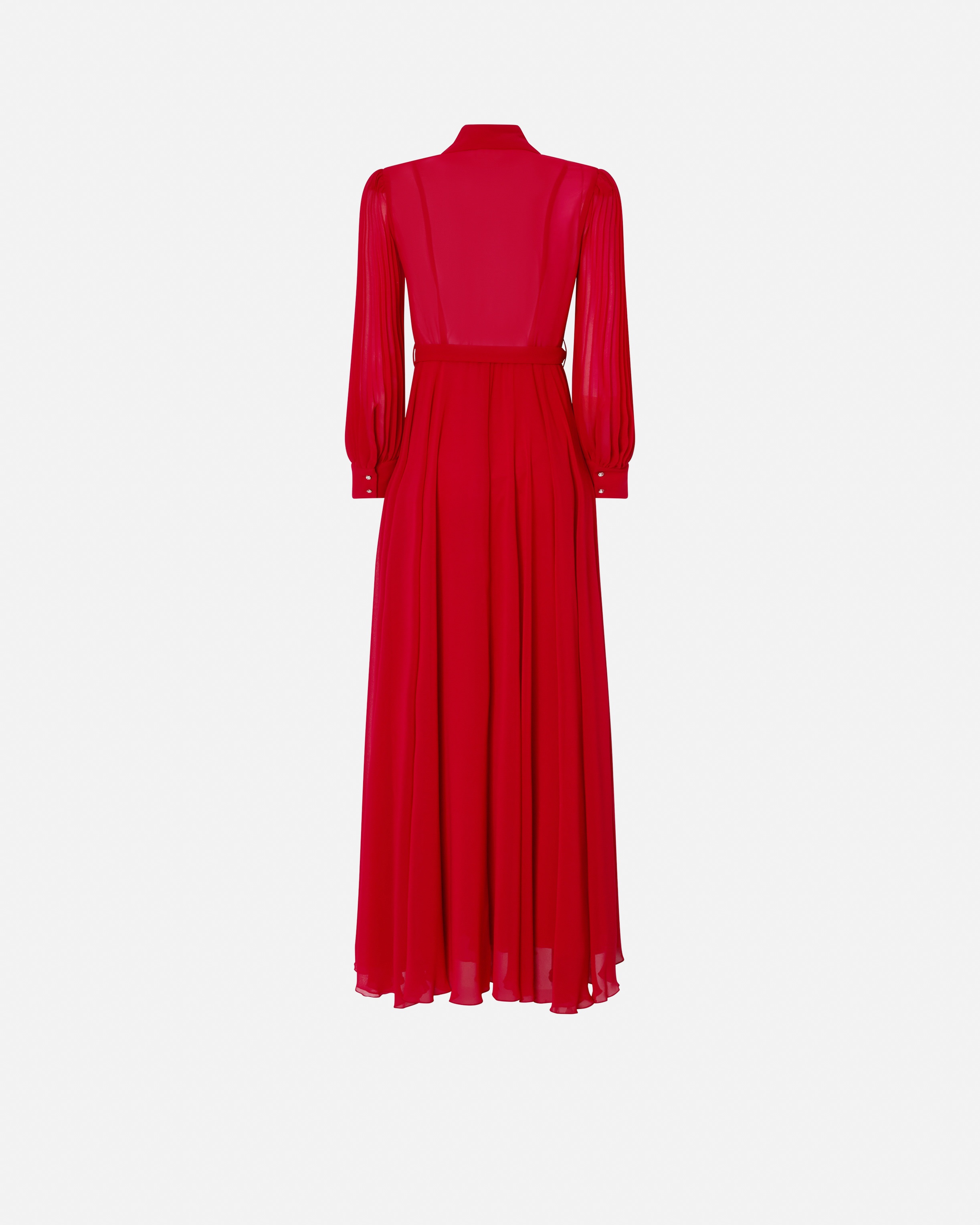 PINKO LONG SHIRT DRESS WITH TRANSPARENT BACK | REVERSIBLE