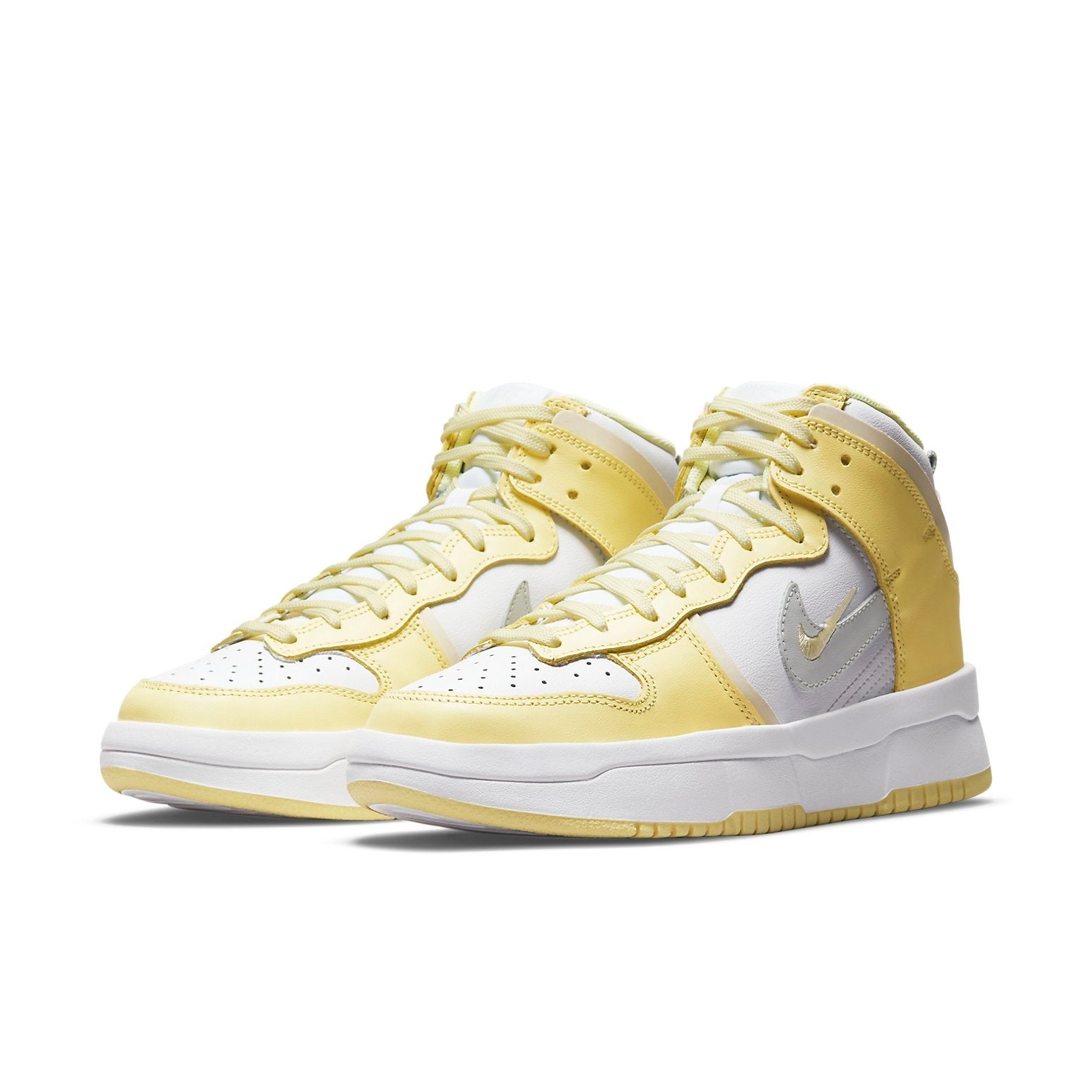 (WMNS) Nike Dunk High Up 'White Citron Tint' DH3718-105 - 3