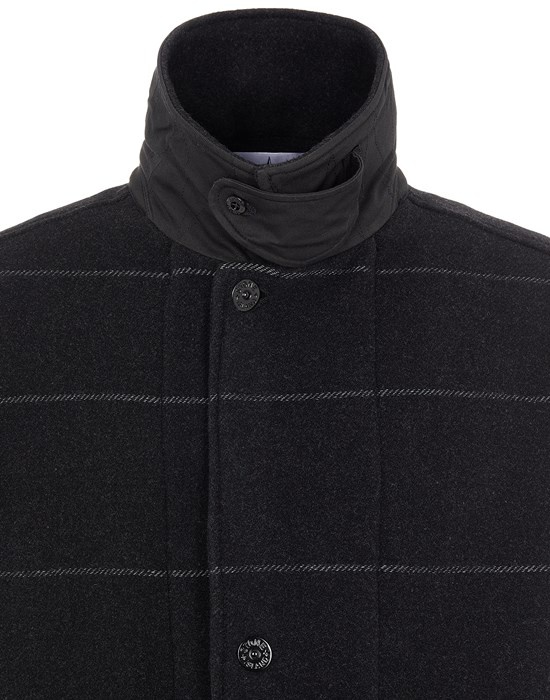 70753 PANNO MILITARE + RIGHE REFLECTIVE STEEL GRAY MELANGE - 4