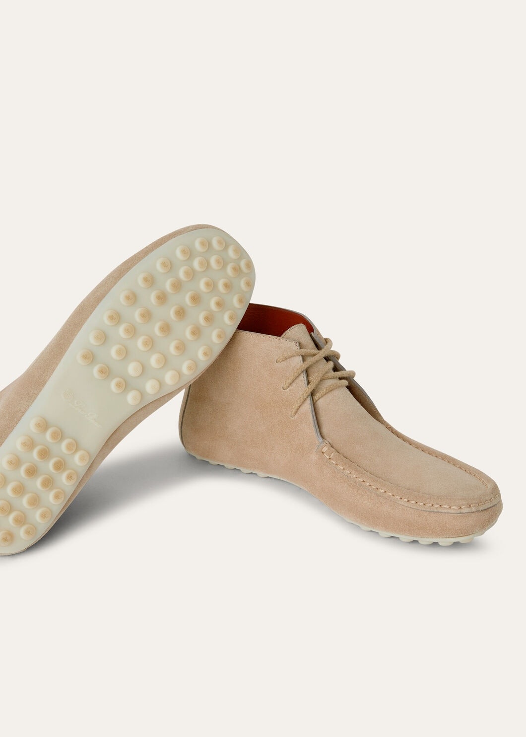 Dot Sole Lace Up Walk Boots - 5
