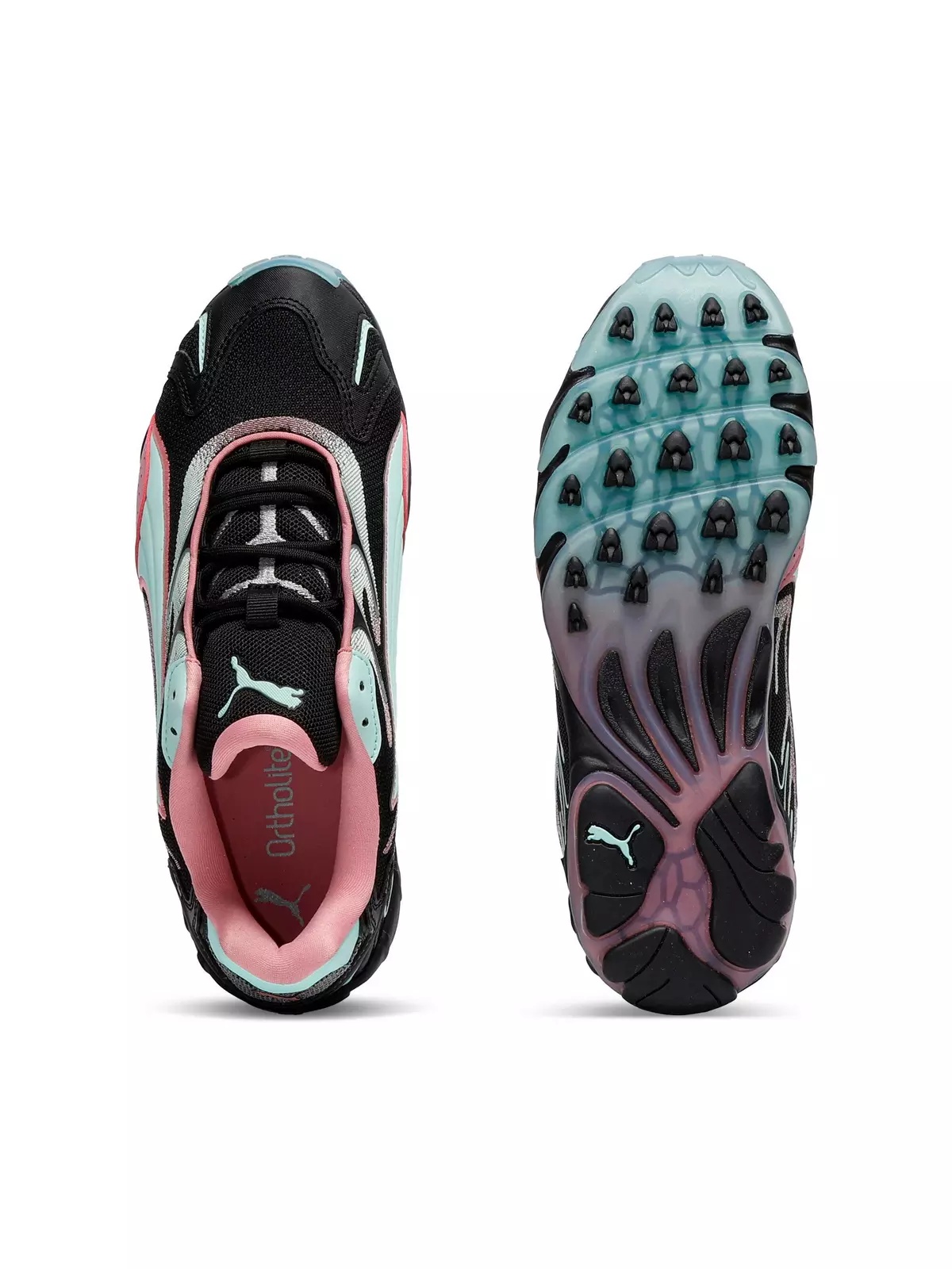 PUMA Inhale Speed Style "PUMA Black/Poised Pink" Women's Shoe - 4