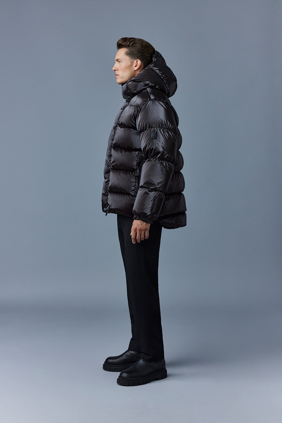CYRILO-ML Heavy down jacket with metallic finish - 4