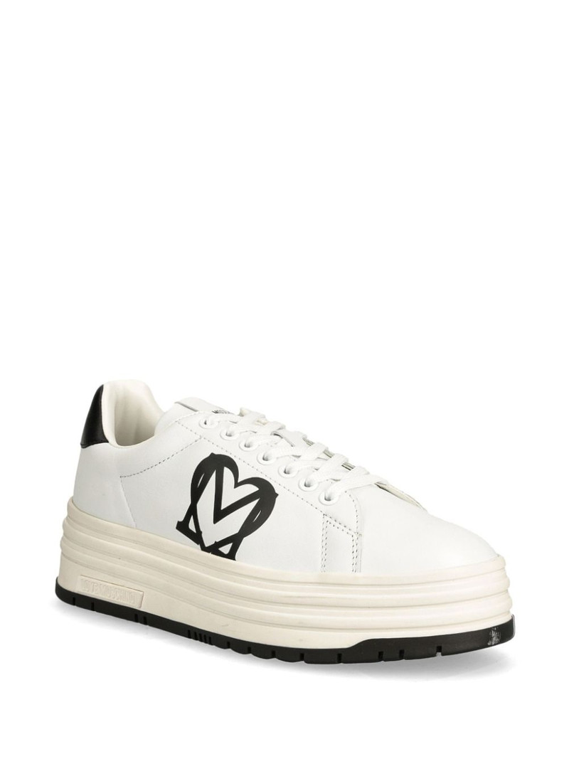 Moschino logo-print trainers outlook