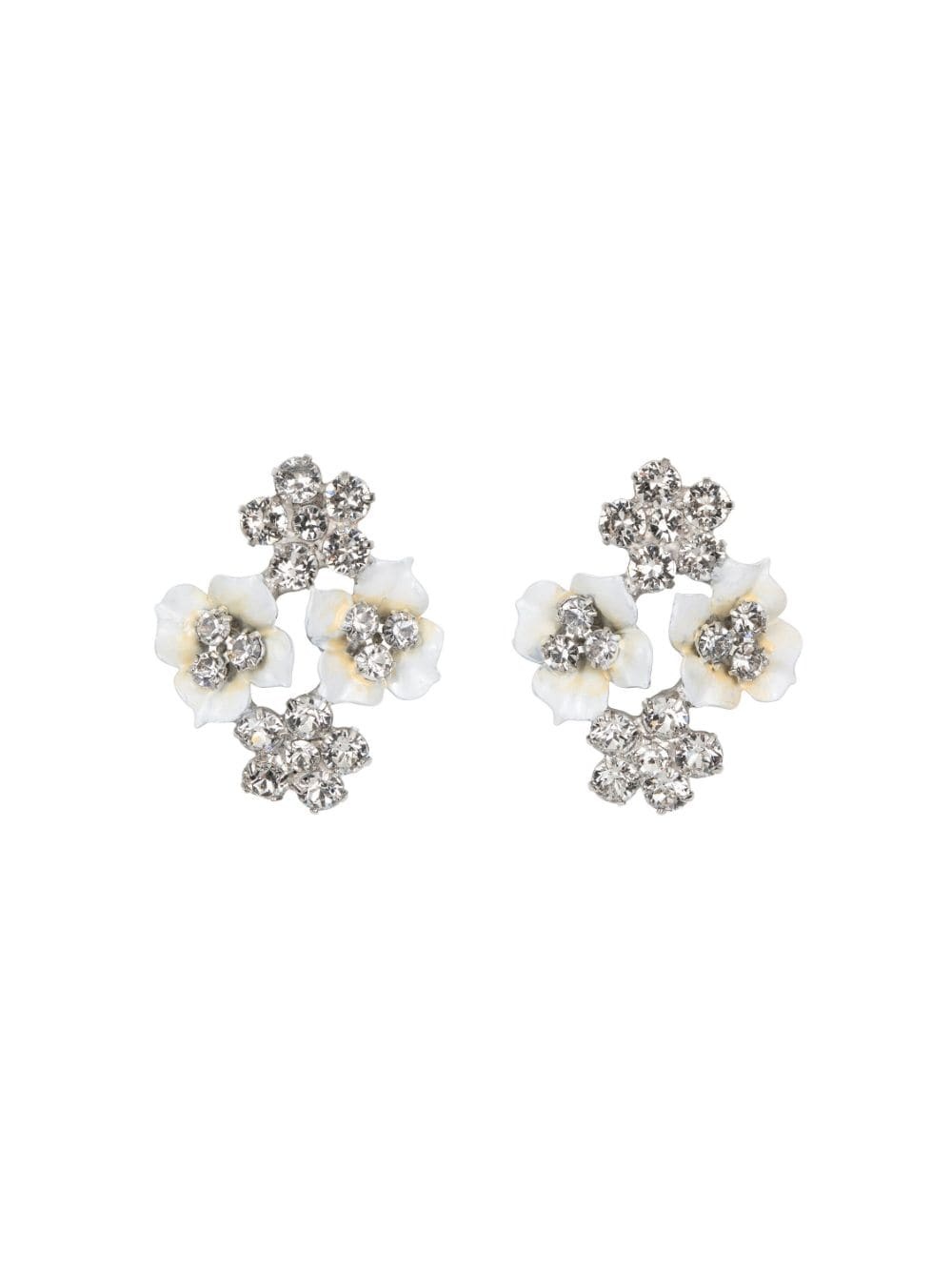 Carina crystal-embellished earrings - 1