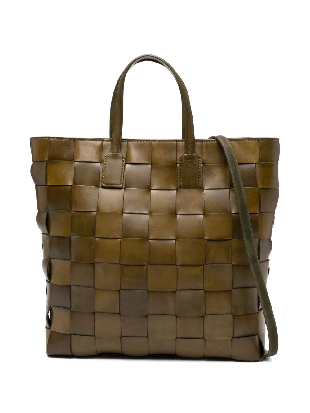 medium Pino woven tote bag - 1