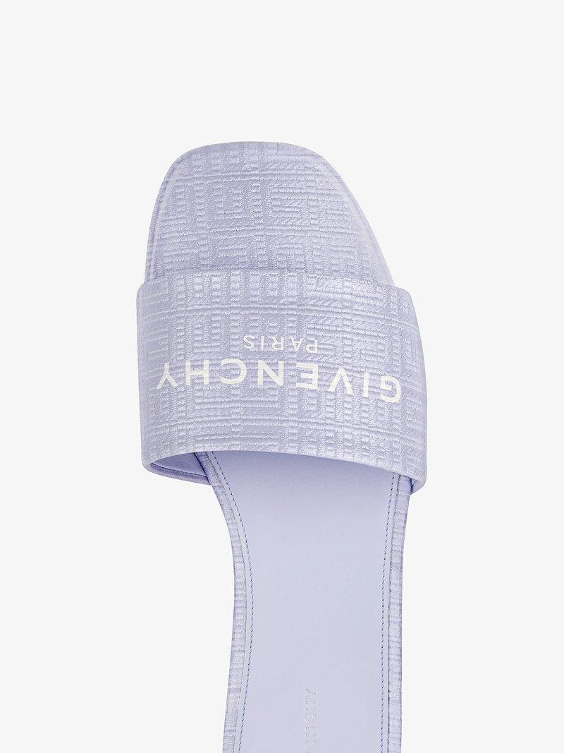 4G FLAT MULES IN 4G COATED CANVAS 5