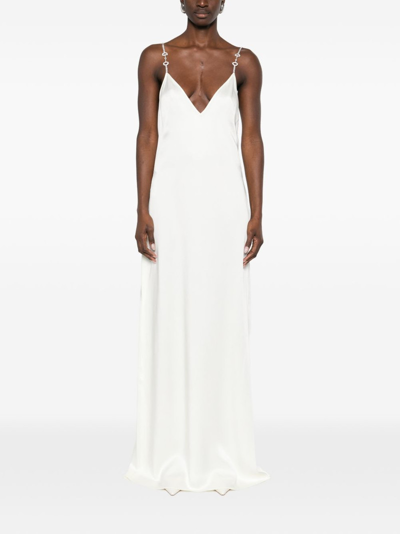 GUCCI V-neck maxi dress outlook
